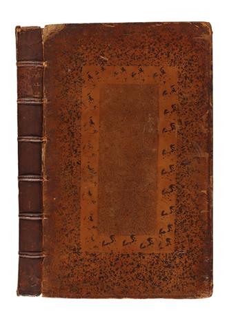 JUVENALIS, DECIMUS JUNIUS; and PERSIUS FLACCUS, AULUS.  The Satires . . . Made English by Mr. [John] Dryden. 1693.  Large-paper copy.
